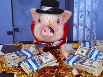 Kako bi proslavili Novu godinu svinje, a da je datoteka na stolu