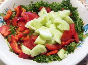 Osvježavajuća salata s antiparazitski učinak