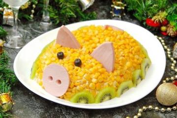 Salate kao „svinja” za Novu godinu