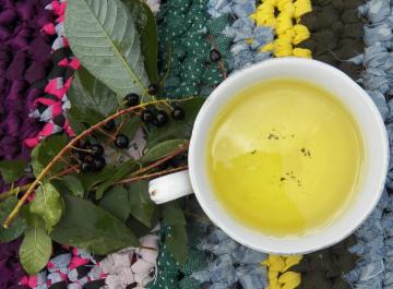 Mirisna biljni čaj od ptica-višnja čaja antibakterijske Cheremuhovo