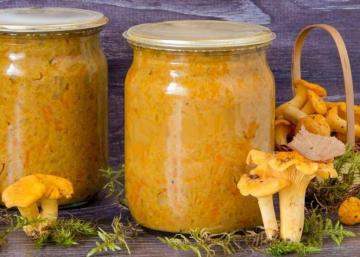 Kako bi se mrijeste gljiva u zimskom lisičarke. omiljeni recept