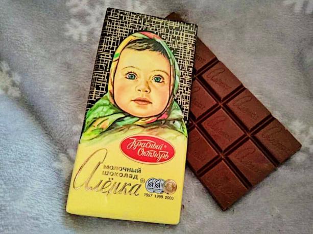 Moderan dizajn čokolada Alenka
