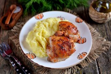 Piletina s medom i senfom u pećnici