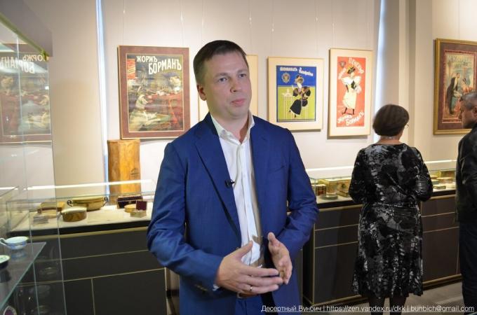 Mihail Zhabin - osnivač Muzeja ruskog povijesti čokolade „DIZHAVNI”